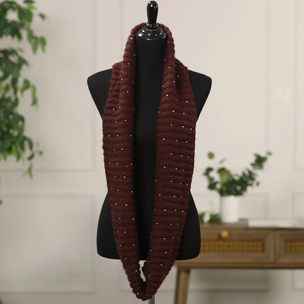 Mossimo Maroon Infinity Scarf